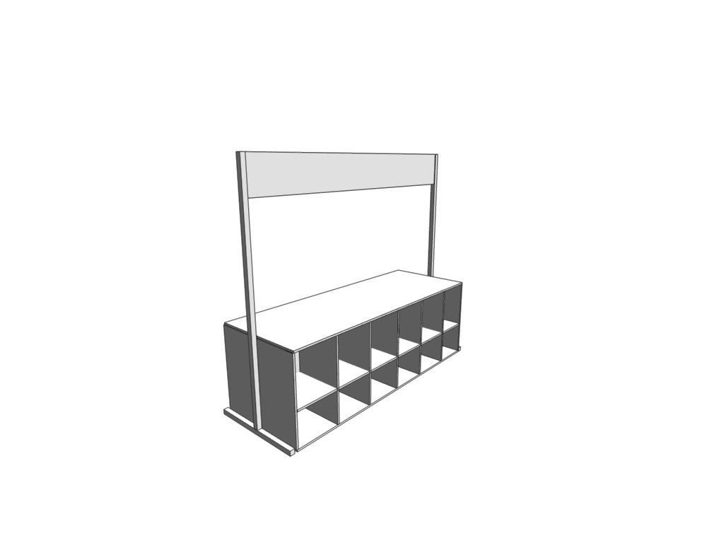 картинка Вешалка гардеробная напольная на 40 крючков от магазина Одежда+