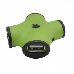 картинка CBR CH-100 Green, USB-концентратор  4 порта, USB 2.0 от магазина Одежда+