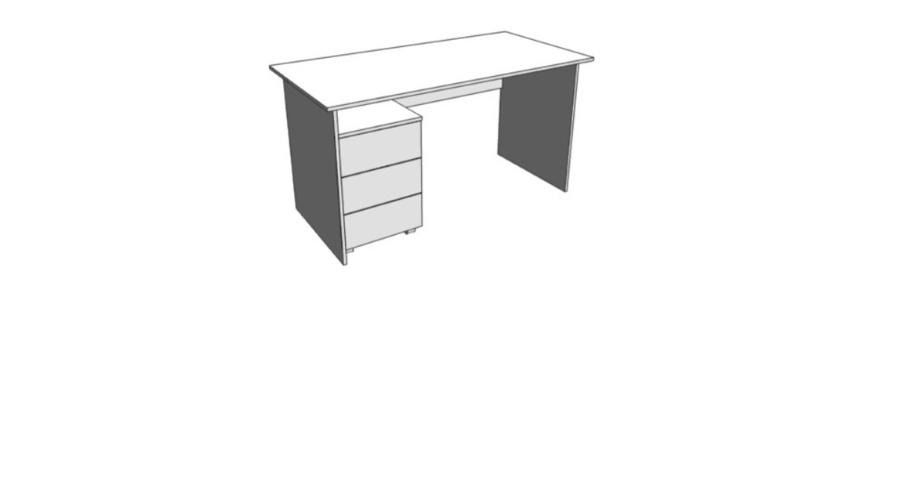 картинка Стол с тумбой для врача от магазина Одежда+